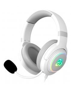 Newskill Gaming : Sobek Auriculares Alámbrico Diadema Juego Blanco