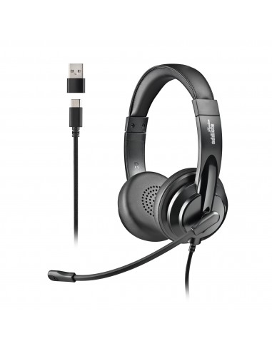 NGS : VOX605 USB-C Auriculares Alámbrico Diadema Llamadas/Música USB Tipo C Negro