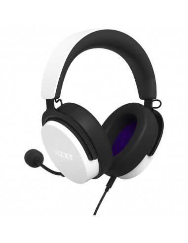 NZXT : AP-WCB40-W2 auricular y casco Auriculares Alámbrico Diadema Juego Blanco
