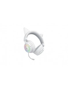 Razer : Kraken Kitty V3 Pro - White Auriculares Inalámbrico y alámbrico Diadema Juego USB tipo A Bluetooth Blanco