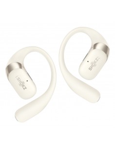 SHOKZ : OpenFit 2 Auriculares Inalámbrico gancho de oreja, De oreja abierta Llamadas/Música/Deporte/Uso diario Beige