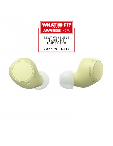 Sony : WF-C510 Auriculares True Wireless Stereo (TWS) Dentro de oído Llamadas/Música/Deporte/Uso diario Bluetooth Amarillo