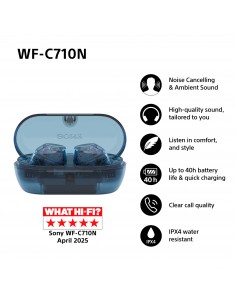 Sony : WFC710NL.CE7 auricular y casco Auriculares True Wireless Stereo (TWS) Dentro de oído Llamadas/Música USB Tipo C Bluetooth