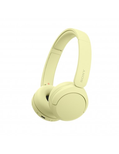 Sony : WHCH520Y.CE7 auricular y casco Auriculares Inalámbrico Diadema Llamadas/Música USB Tipo C Bluetooth Amarillo