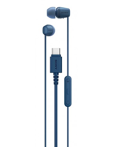 Sony : IER-EX15C Auriculares Alámbrico Dentro de oído Llamadas/Música USB Tipo C Azul
