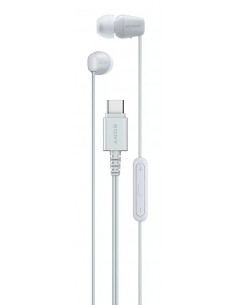 Sony : IER-EX15C Auriculares Alámbrico Dentro de oído Llamadas/Música USB Tipo C Blanco