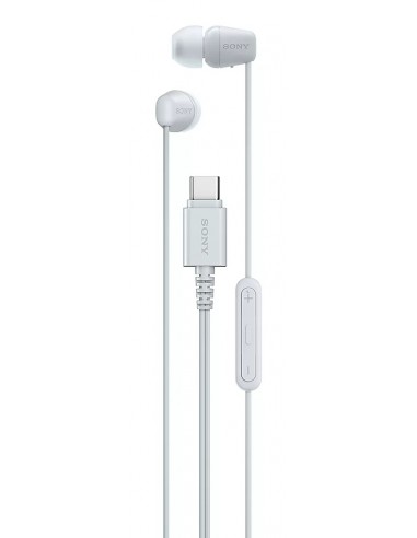 Sony : IER-EX15C Auriculares Alámbrico Dentro de oído Llamadas/Música USB Tipo C Blanco
