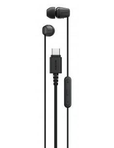 Sony : IER-EX15C Auriculares Alámbrico Dentro de oído Llamadas/Música USB Tipo C Negro