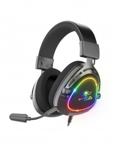 Spirit of Gamer : MIC-EH40BK auricular y casco Auriculares Alámbrico Diadema Llamadas/Música Negro