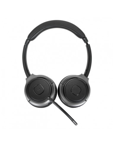 Targus : AEH104GL auricular y casco Auriculares Inalámbrico y alámbrico Diadema Llamadas/Música USB Tipo C Bluetooth Negro