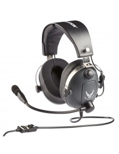 Thrustmaster : T.Flight U.S. Air Force Auriculares Alámbrico Diadema Aviación/Control de tráfico aéreo Negro, Gris