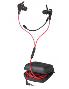 Trust : TRU GXT 408 Auriculares Alámbrico Dentro de oído Juego Negro, Rojo