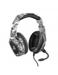Trust : GXT 488 Forze PS4 Auriculares Alámbrico Diadema Juego Negro, Gris