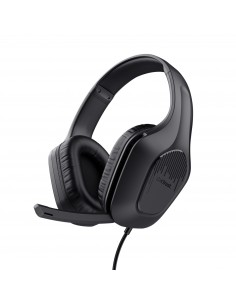 Trust : GXT 415 Zirox Auriculares Alámbrico Diadema Juego Negro