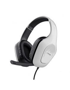 Trust : GXT 415PS ZIROX Auriculares Alámbrico Diadema Juego Negro, Blanco