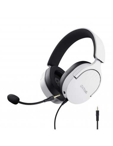 Trust : GXT 489W FAYZO Auriculares Alámbrico Diadema Juego Negro, Blanco