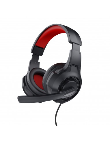 Trust : 24785 auricular y casco Auriculares Alámbrico Diadema Juego Negro, Rojo