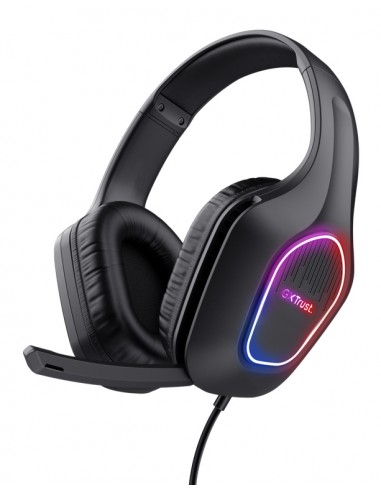 Trust : GXT 416 ZIROX Auriculares Alámbrico Diadema Juego USB tipo A Negro