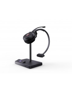 Yealink : WH62 Mono Teams Auriculares Inalámbrico Diadema Oficina/Centro de llamadas MicroUSB Base de carga Negro