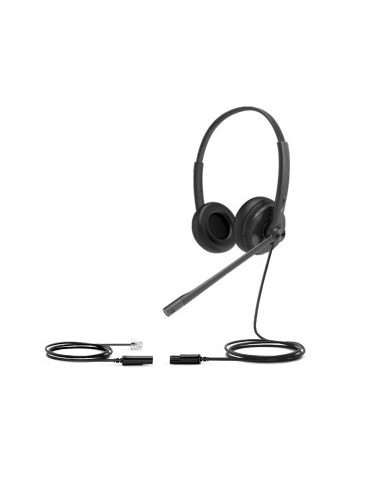 Yealink : YHS34 Lite Dual Auriculares Alámbrico Diadema Oficina/Centro de llamadas Negro