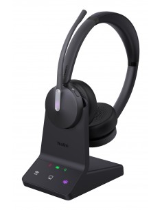 Yealink : WH64 Dual Teams Auriculares Inalámbrico Diadema Oficina/Centro de llamadas USB Tipo C Bluetooth Negro