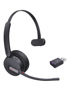 Yealink : WH64 Hybrid Mono Teams Auriculares Inalámbrico Diadema Oficina/Centro de llamadas MicroUSB Bluetooth Negro