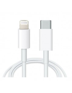 Apple : Cable de datos MM0A3ZM/A (USB-C / Lightning) 1m (blíster) 2