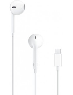 Apple : Manos libres con cable EarPods MYQY3ZM/A (USB-C) (blíster)