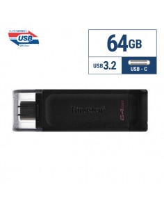 Kingston : Pendrive DT70 64GB (blíster)